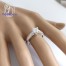 แหวนทองคำขาว แหวนเพชร แหวนคู่ แหวนแต่งงาน แหวนหมั้น - R1213DWG